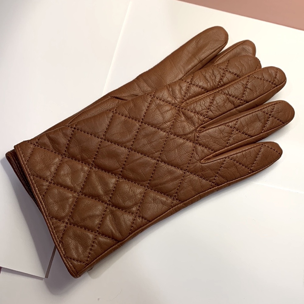 Tan Leather Gloves